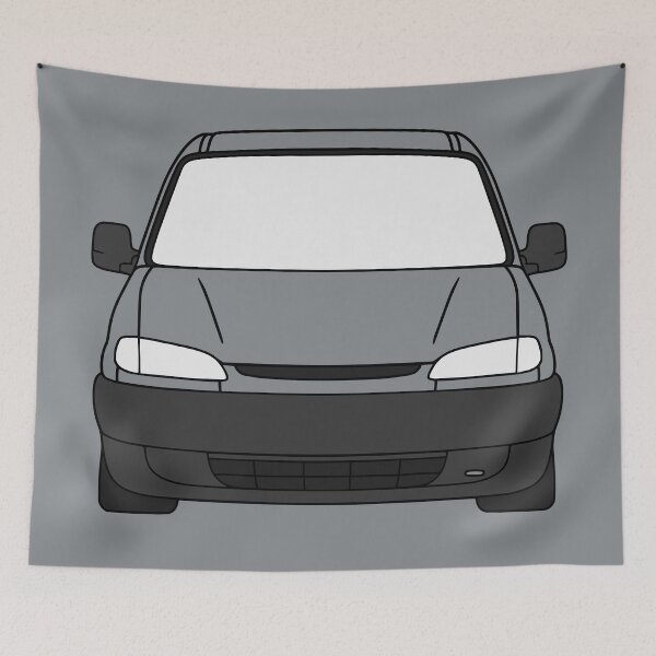 Item preview, Peugeot Partner Citroen Berlingo 1996-2003 black lined with colored parts designed and sold by EdimDesign.