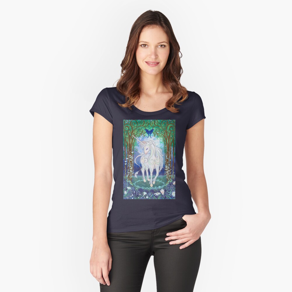 Item preview, Fitted Scoop T-Shirt designed and sold by tinaschofield.