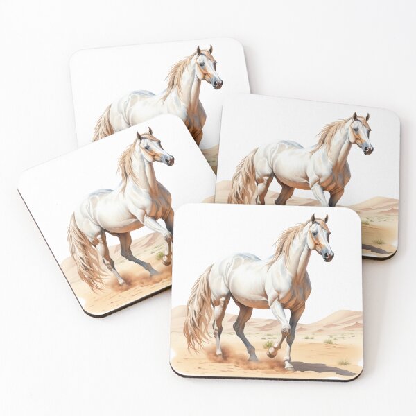 Item preview, Majestic Arabian - Horse in Desert Landscape designed and sold by janedewaard.
