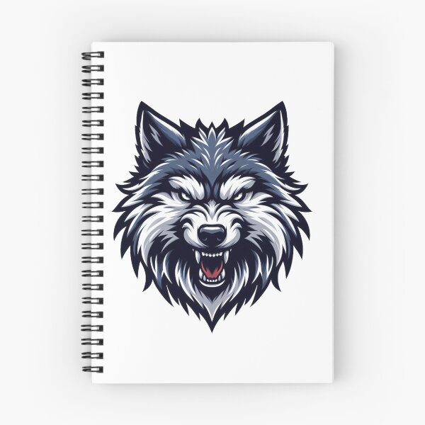 Item preview, bad blue wolf,  designed and sold by Animalia-.