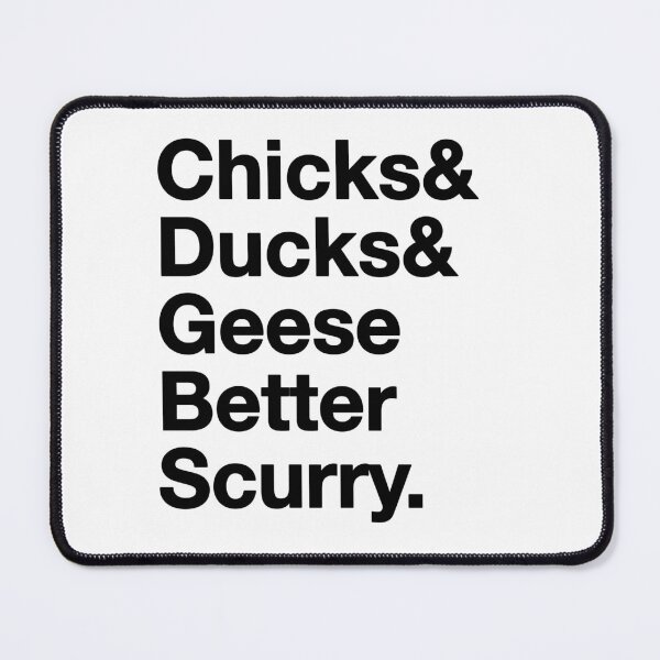 Item preview, The West Wing Chicks and Ducks And Geese Better Scurry designed and sold by baranskini.