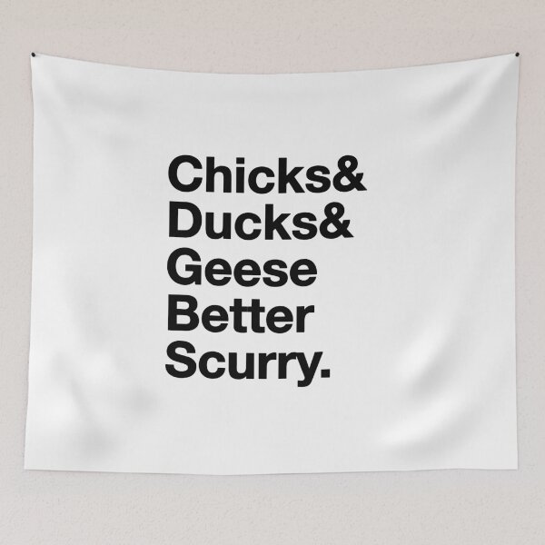 Item preview, The West Wing Chicks and Ducks And Geese Better Scurry designed and sold by baranskini.