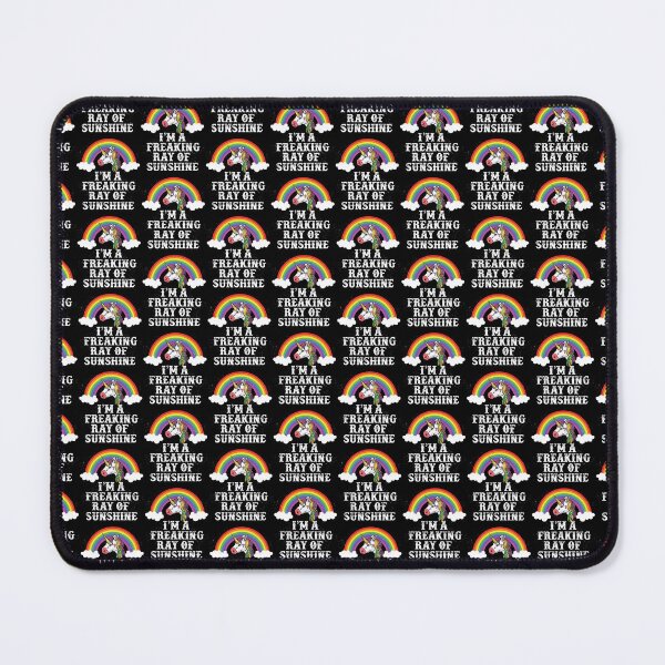 Item preview, Funny I'm a Freaking Ray of Sunshine Unicorn Rainbow Theme Girls designed and sold by optimumaffiliat.