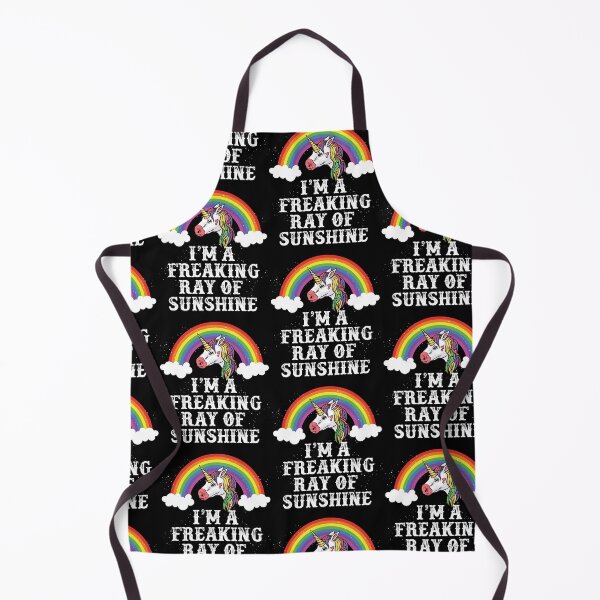 Item preview, Funny I'm a Freaking Ray of Sunshine Unicorn Rainbow Theme Girls designed and sold by optimumaffiliat.