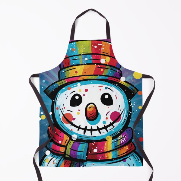 Item preview, Colorful Jolly Snowman Pop Art Style designed and sold by MCGrafxStudio.