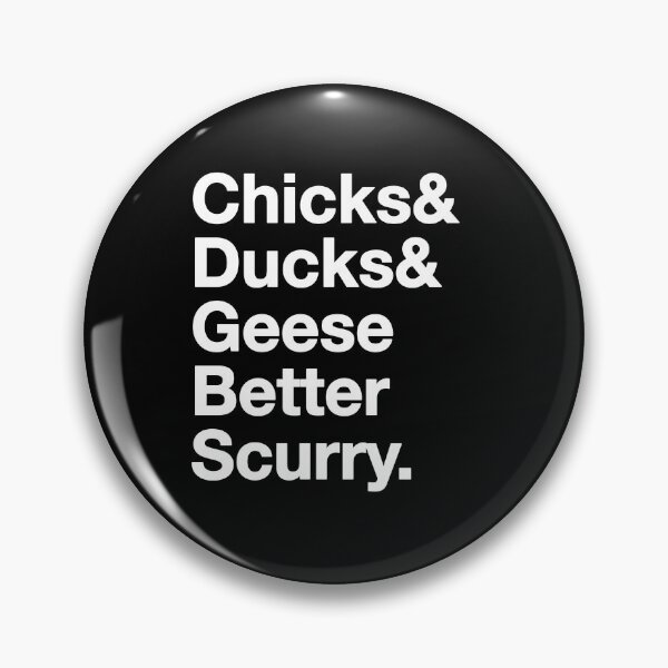 Item preview, The West Wing Chicks and Ducks And Geese Better Scurry designed and sold by baranskini.