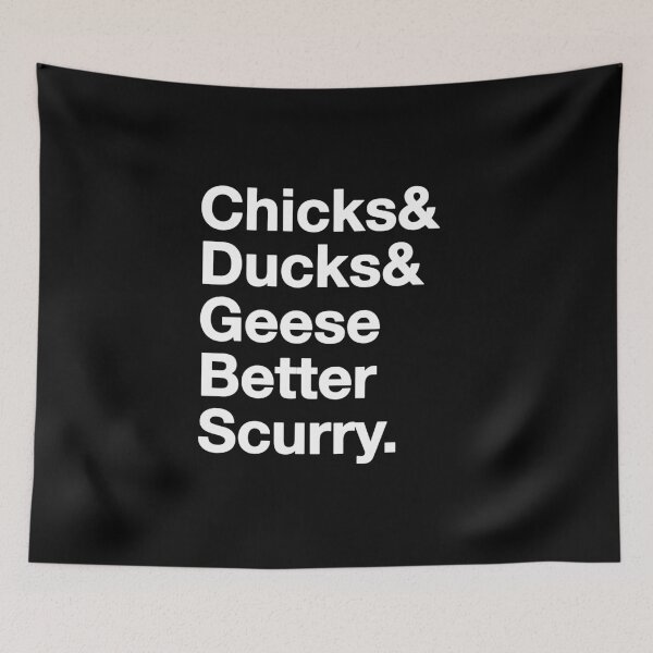 Item preview, The West Wing Chicks and Ducks And Geese Better Scurry designed and sold by baranskini.
