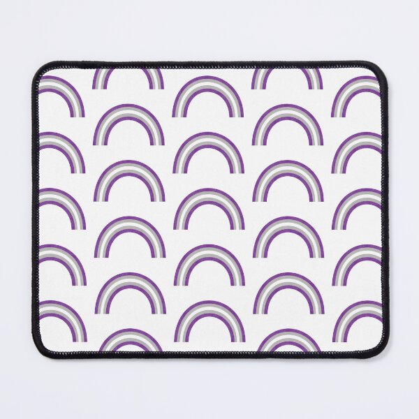 Item preview, Grey asexual LGBTQ+ pride flag rainbow designed and sold by CrunchyCableStudio.