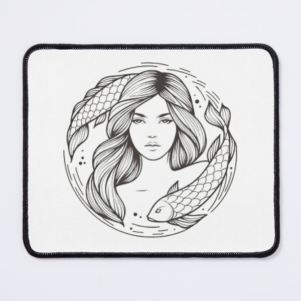 Item preview, Minimalist Pisces Sign Horoscopic designed and sold by Goondzik.