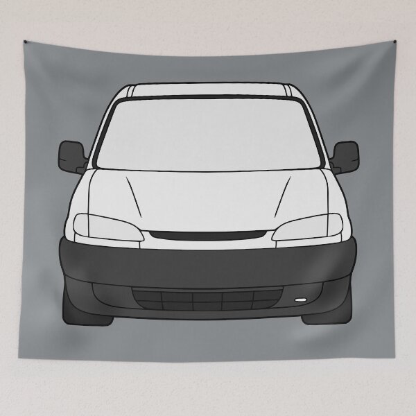 Item preview, Peugeot Partner Citroen Berlingo 1996-2003 white designed and sold by EdimDesign.