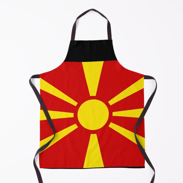 Artikelvorschau, Nordmazedonien-Flaggendesign entworfen und verkauft von WhiteDoveArt.