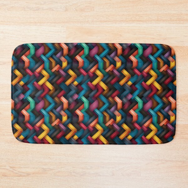 Item preview, Rainbow Geometrical Figures pattern designed and sold by Sp3ctrumOfColor.