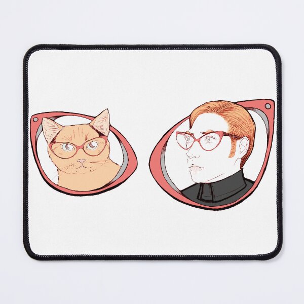 Item preview, Hux and Millicent in cat eye glasses designed and sold by RekaFodor.
