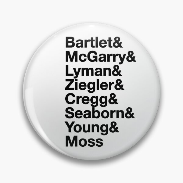 Item preview, The West Wing Characters Shirt Names  designed and sold by baranskini.