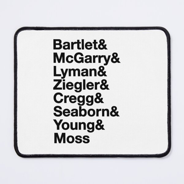 Item preview, The West Wing Characters Shirt Names designed and sold by baranskini.