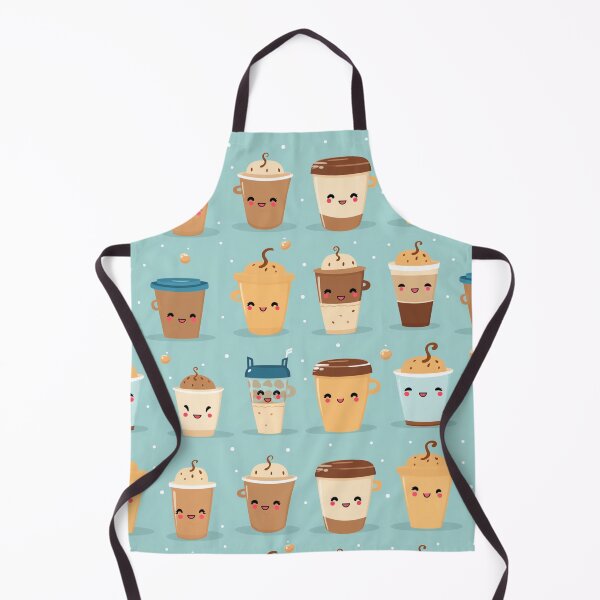 Item preview, Seamless pattern Hot coffee cartoon design. designed and sold by Whiteblueshop.