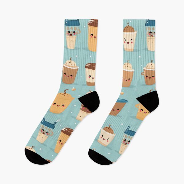 Item preview, Seamless pattern Hot coffee cartoon design. designed and sold by Whiteblueshop.