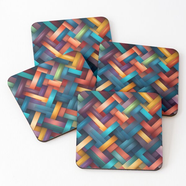 Item preview, Rainbow Geometrical Figures pattern designed and sold by Sp3ctrumOfColor.