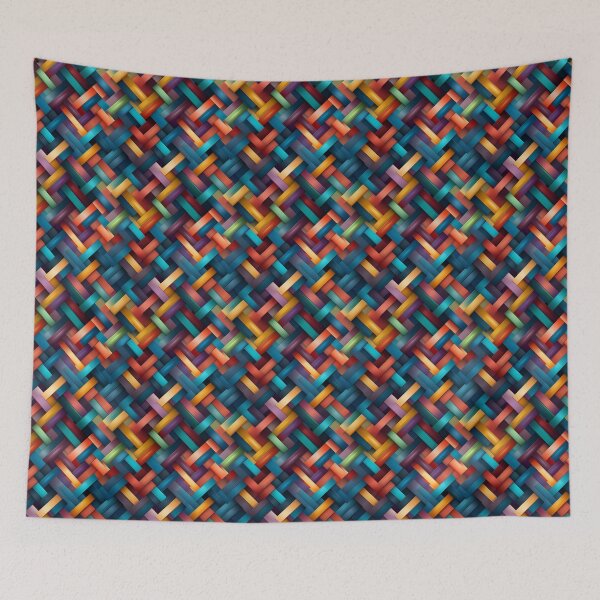 Item preview, Rainbow Geometrical Figures pattern designed and sold by Sp3ctrumOfColor.