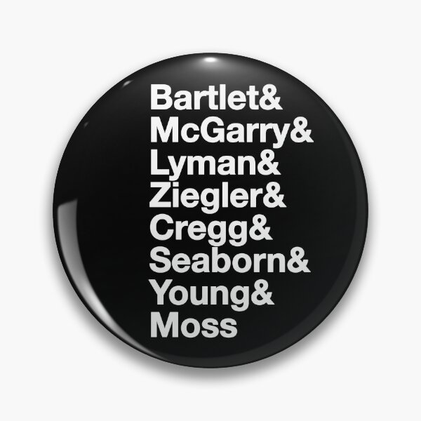 Item preview, The West Wing Characters Shirt Names White designed and sold by baranskini.