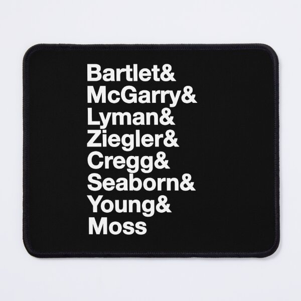 Item preview, The West Wing Characters Shirt Names White designed and sold by baranskini.