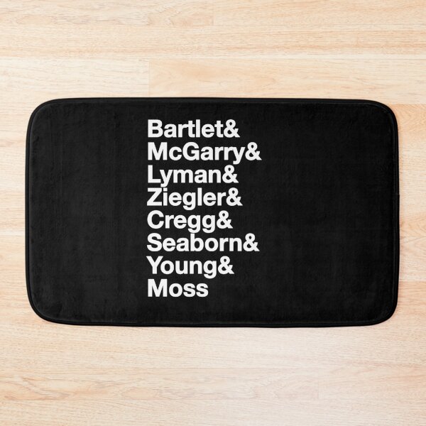 Item preview, The West Wing Characters Shirt Names White designed and sold by baranskini.