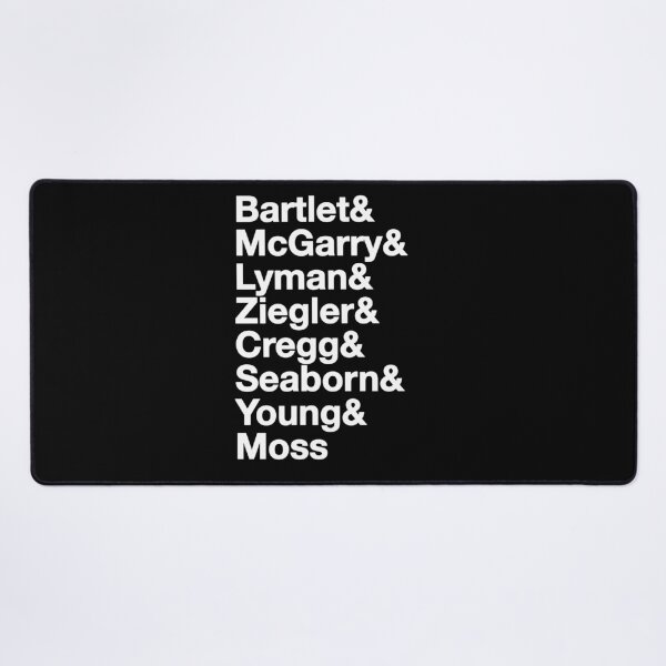 Item preview, The West Wing Characters Shirt Names White designed and sold by baranskini.