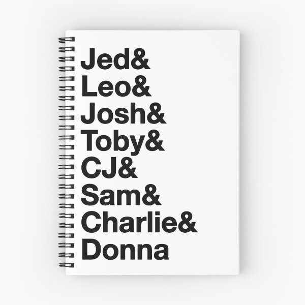 Item preview, The West Wing Characters Shirt Names  designed and sold by baranskini.