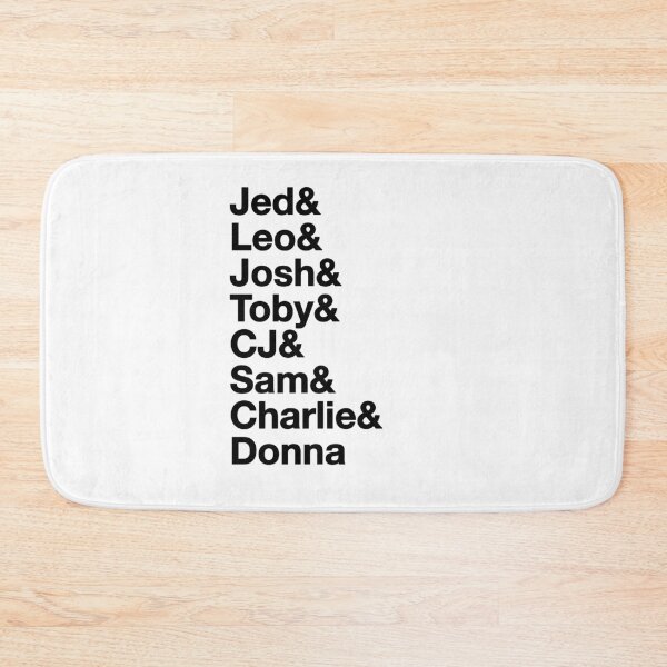 Item preview, The West Wing Characters Shirt Names  designed and sold by baranskini.