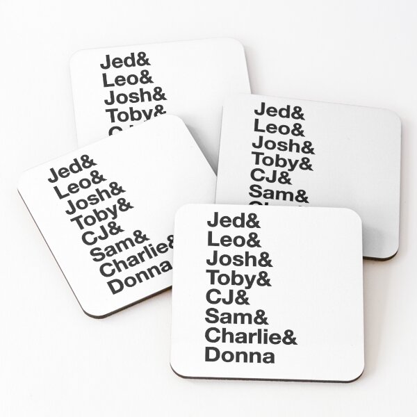 Item preview, The West Wing Characters Shirt Names  designed and sold by baranskini.