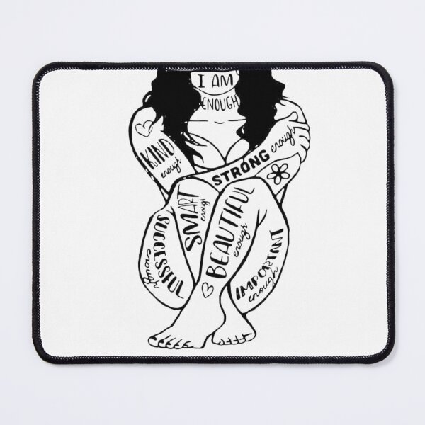 Item preview, human i am enough,kind,strong,beautiful,important designed and sold by pugshowsfashion.