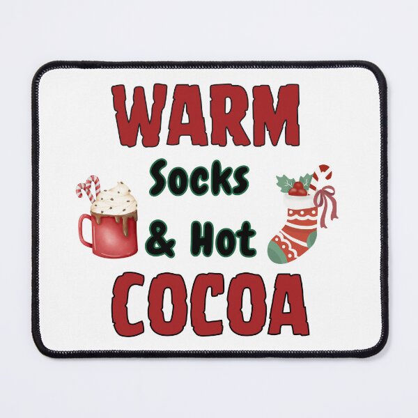 Item preview, Warm socks and hot cocoa Christmas designed and sold by Themyodishop.
