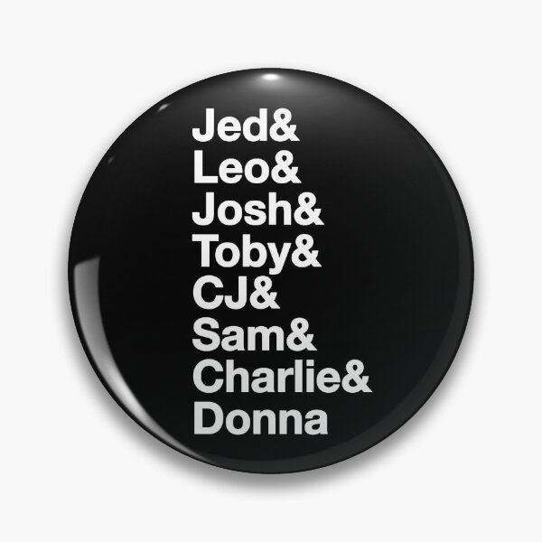 Item preview, The West Wing Characters Shirt Names White  designed and sold by baranskini.