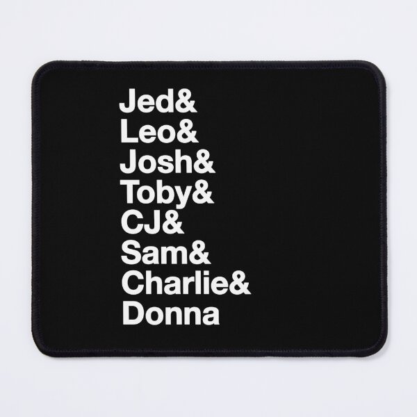 Item preview, The West Wing Characters Shirt Names White  designed and sold by baranskini.
