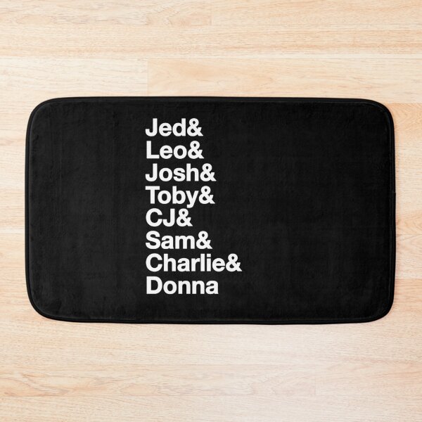 Item preview, The West Wing Characters Shirt Names White  designed and sold by baranskini.
