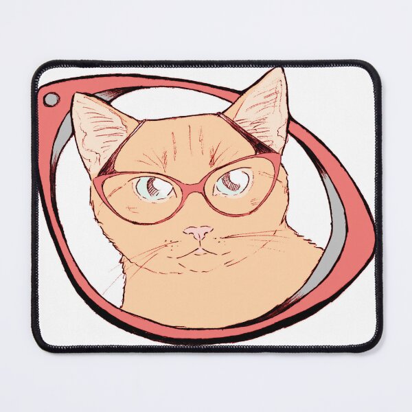 Item preview, Millicent the cat in cat eye glasses designed and sold by RekaFodor.