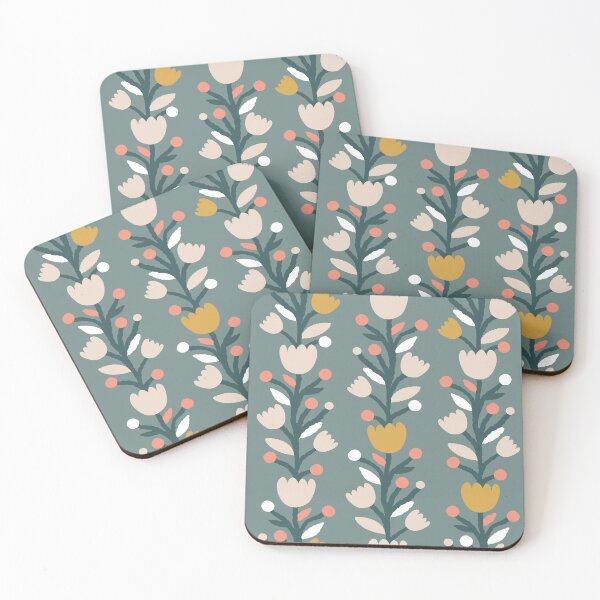 Item preview, Tulip folk art pattern designed and sold by Miss-Belle.