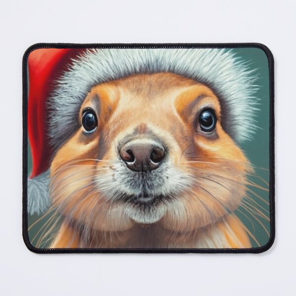 Item preview, Rodent Red Cheer: Santa Prairie Dog designed and sold by EmeraldeaArt.