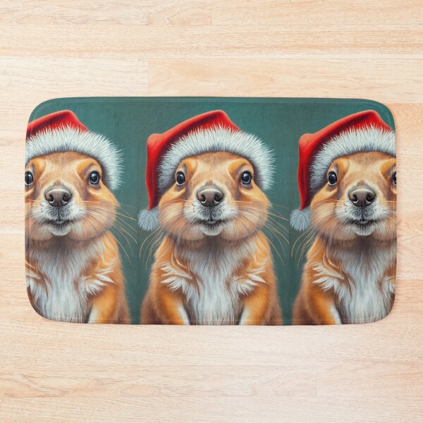 Item preview, Rodent Red Cheer: Santa Prairie Dog designed and sold by EmeraldeaArt.