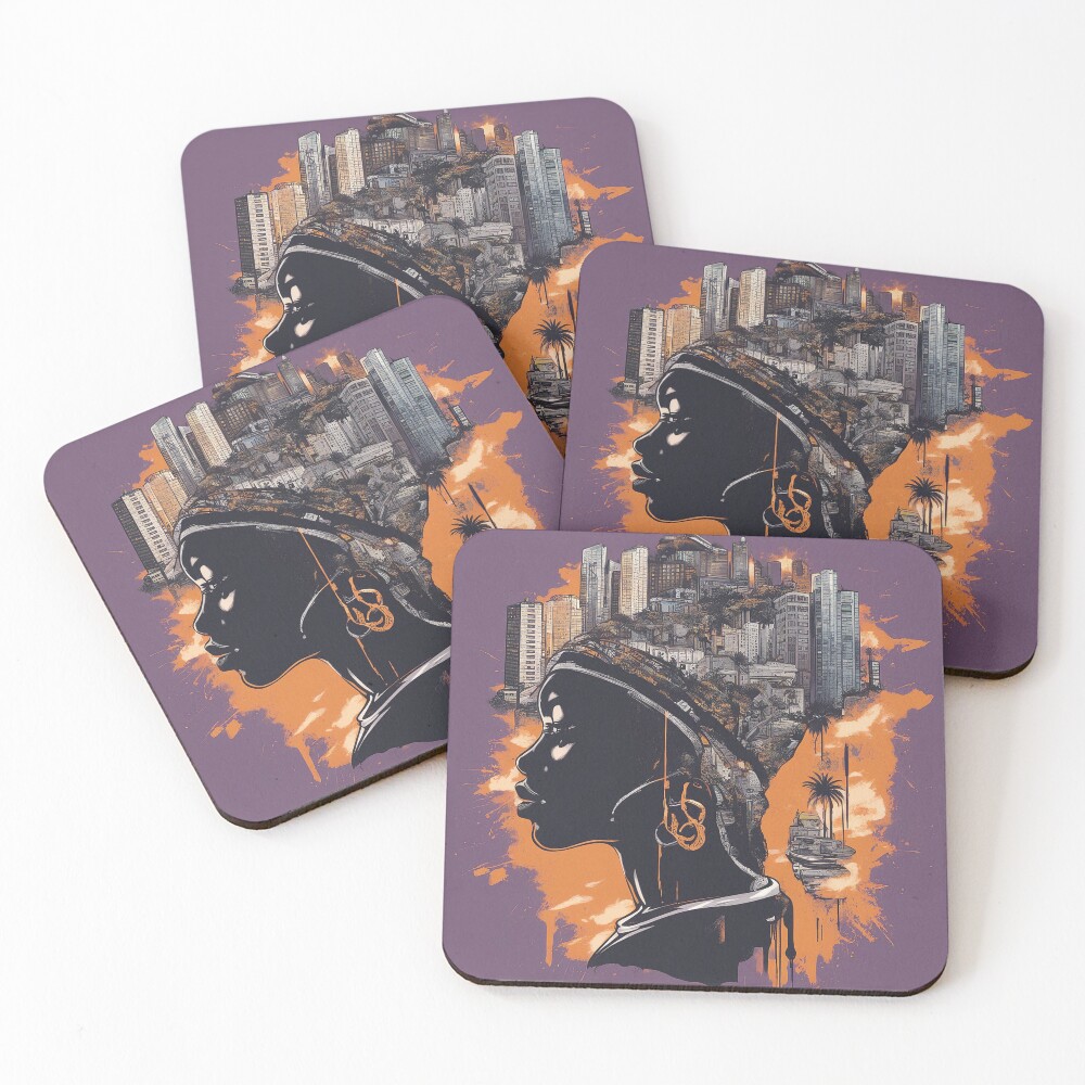 Item preview, Coasters (Set of 4) designed and sold by DrawingConcl.