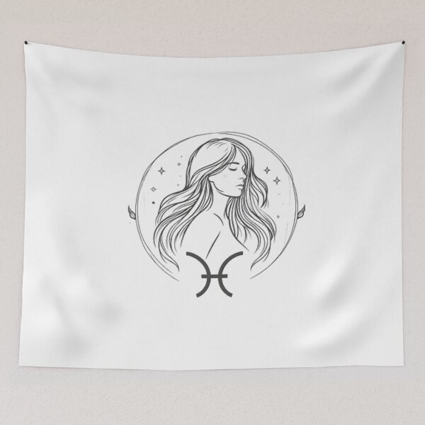 Item preview, Minimalist Pisces Sign Horoscope designed and sold by Goondzik.