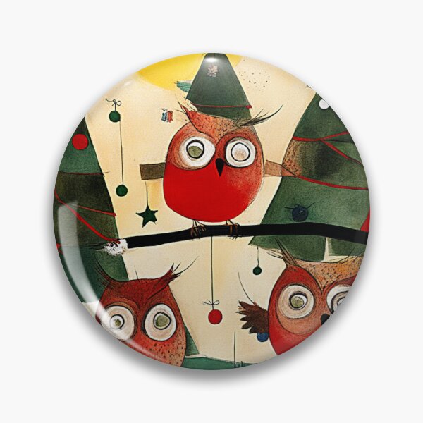 Item preview, THREE RED OWLETS designed and sold by Owl-o-the-wisp.