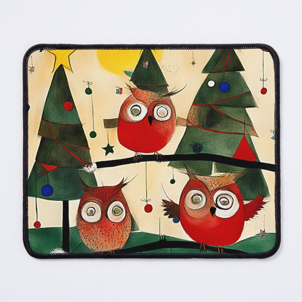 Item preview, THREE RED OWLETS designed and sold by Owl-o-the-wisp.