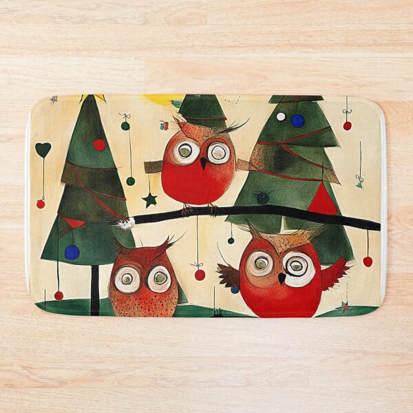 Item preview, THREE RED OWLETS designed and sold by Owl-o-the-wisp.