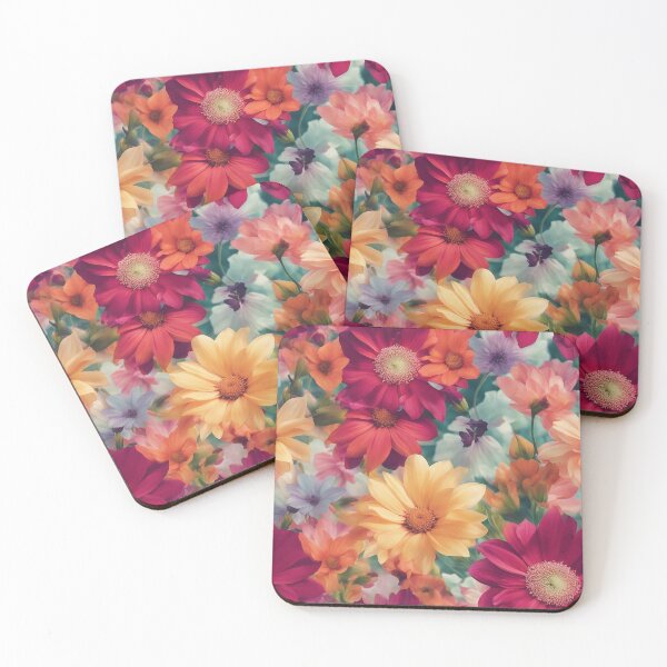 Item preview, Sea of flowers vintage floral pattern designed and sold by KarakitAI.