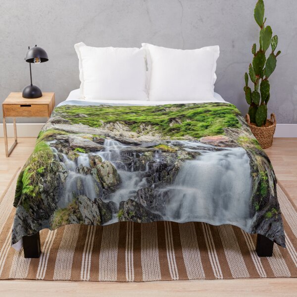 Item preview, Tryfan Mountain Rapids Snowdonia  designed and sold by AJEvans.