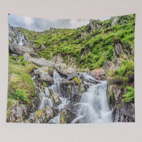 Item preview, Tryfan Mountain Rapids Snowdonia  designed and sold by AJEvans.