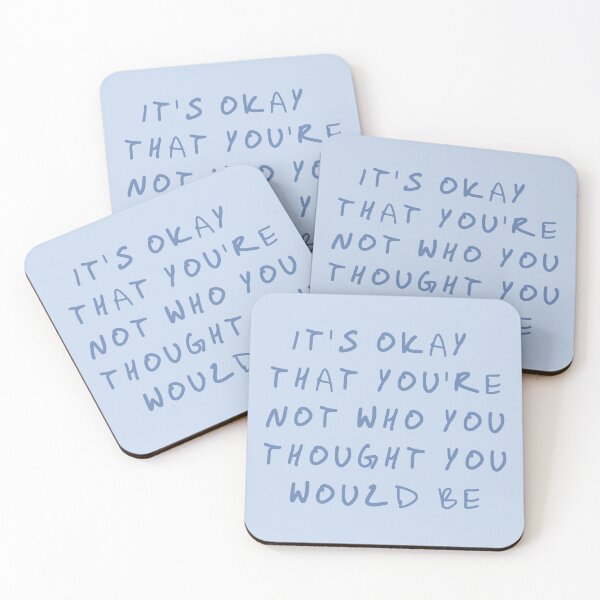Item preview, Okay You're Not Who You Thought BLUE designed and sold by careofjacks.