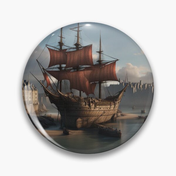 Aperçu de l'œuvre pirate amarant au port de st malo en 1800 créée et vendue par JulienLfr.