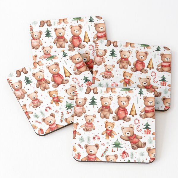 Item preview, bears at christmas designed and sold by Pistacheartco.